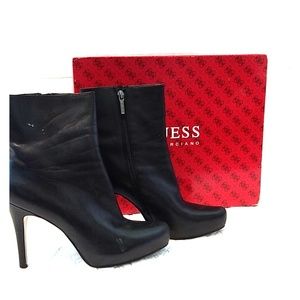 Guess by MARCIANO Black leather boots